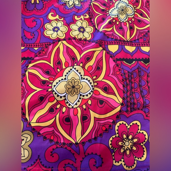 Hippie flower girl groovy bell sleeve dress with matching headband - Picture 8 of 9